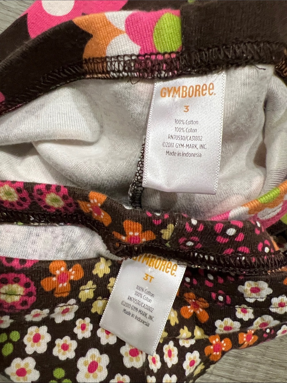 🛍️BOGO FREE Vintage Gymboree leggings size 3 & 3T - Picture 7 of 7